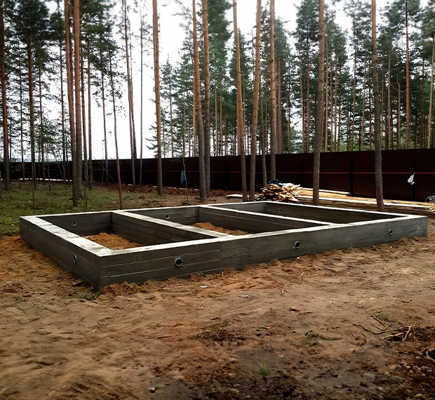 Свайно-ростверковый фундамент под ключ в Суздале